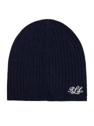 LAUREN RALPH LAUREN Czapka 454P04475002 Granatowy. Niebieskie czapki Lauren Ralph Lauren, bez wzorów, z kaszmiru. Za 549.99 zł.