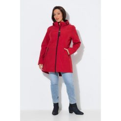 Damskie Kurtka softshell HYPRAR wodoodporna podszewka z polaru. Czerwone kurtki sportowe Ulla Popken, plus size, bez wzorów, z elastanu, bez kaptura, trekkingowe. Za 479.99 zł.