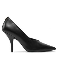 Szpilki Patrizia Pepe. Czarne szpilki Patrizia Pepe, bez wzorów, bez obcasa, na szpilce, bez zapięcia. Za 739.99 zł.