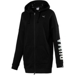 Puma bluza FUSION Elongated FZ Hoody W Black M. Czarne bluzy Puma, m, bez wzorów, bez kaptura. W wyprzedaży za 166.00 zł.