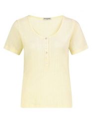 Eight2Nine Koszulka w kolorze żółtym rozmiar: L. Żółte bluzki Eight2Nine, l, bez wzorów, z bawełny, bez kołnierzyka, bez ramiączek. Za 43.99 zł.