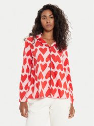United Colors Of Benetton Koszulka piżamowa 3MR73M05V Czerwony Regular Fit. Czerwone koszule nocne United Colors of Benetton, m, bez wzorów, z bawełny, bez ramiączek. Za 99.99 zł.