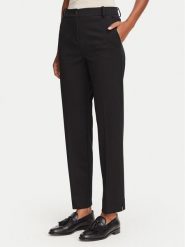 Marella Spodnie materiałowe Paese 2623786034 Czarny Regular Fit. Czarne spodnie materiałowe Marella, bez wzorów, z materiału. Za 719.99 zł.