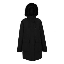 Kurtka parka wodoodporna z kapturem dla kobiet Regatta Sabinka. Czarne parki Regatta, m, z futra, eleganckie, z kapturem. Za 345.00 zł.