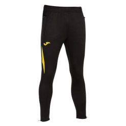 Spodnie dresowe Joma Championship VII. Czarne spodnie dresowe Joma, bez wzorów, z dresówki. Za 274.50 zł.