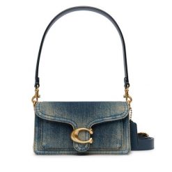 Torebka Coach. Niebieskie torebki klasyczne Coach, bez wzorów, bez dodatków. Za 1,659.00 zł.