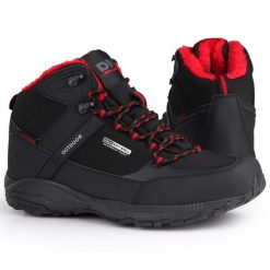 Buty damskie zimowe wysokie ocieplane DK PREDATOR HIGH. Czarne obuwie sportowe DK, na zimę, bez zapięcia. Za 199.00 zł.
