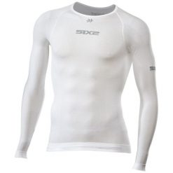 Letni podkoszulek rowerowy TS2L BT. Białe bielizna sportowa SIXS, l, bez wzorów, ze skóry. Za 329.00 zł.