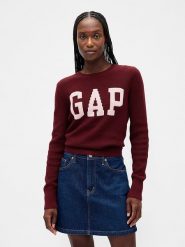 GAP Sweter w kolorze czerwonym rozmiar: XXL. Czerwone swetry GAP, xxl, bez wzorów, bez ramiączek. Za 118.84 zł.