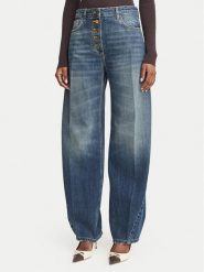 Elisabetta Franchi Golf MK-05B-66E2-V350 Brązowy ciemny Slim Fit. Brązowe golfy Elisabetta Franchi, bez wzorów, z lyocellu, bez ramiączek. Za 1,499.00 zł.