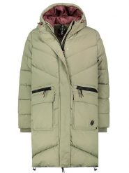 Fresh Made Płaszcz pikowany w kolorze khaki rozmiar: M. Brązowe płaszcze Fresh Made, m, bez wzorów, bez kaptura. Za 215.21 zł.