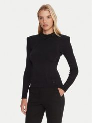 Gaudi Sweter 521FD53036 Czarny Slim Fit. Czarne swetry Gaudi, xs, bez wzorów, z syntetyku, bez ramiączek. Za 499.99 zł.