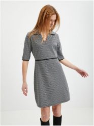 Orsay Sukienka w kolorze czarno-białym rozmiar: M. Czarne sukienki Orsay, m, bez wzorów, bez kołnierzyka, bez ramiączek, mini. Za 65.54 zł.