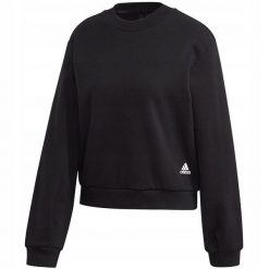 Adidas bluza damska sportowa sweatshirt roz.XXL. Czarne bluzy Adidas, xl, bez wzorów, z bawełny, bez kaptura. Za 176.00 zł.