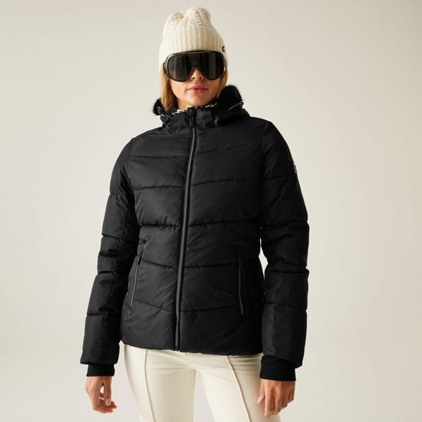 Damska kurtka narciarska Dare 2B Glamorize V. Czarne kurtki narciarskie Dare 2b, l, bez wzorów, z materiału, bez kaptura, narciarskie. Za 303.99 zł.