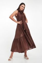 Sukienka midi TWINSET ACTITUDE. Sukienki Twinset Milano, xs, bez wzorów, bez kołnierzyka, bez ramiączek, midi. Za 1,079.00 zł.