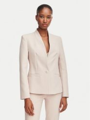 Rinascimento Marynarka CFC0130153003 Beżowy Slim Fit. Brązowe marynarki i żakiety Rinascimento, l, bez wzorów, z syntetyku. Za 784.99 zł.