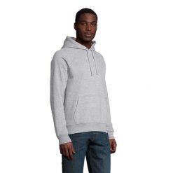 Bluza Unisex Stellar Melange Dla Dorosłych. Szare bluzy SOL'S, m, bez wzorów, z bawełny, z kapturem. Za 147.99 zł.