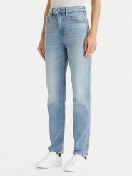 Calvin Klein Jeans Jeansy LV047F670G Niebieski Mom Fit. Niebieskie jeansy Calvin Klein Jeans, bez wzorów. Za 489.99 zł.