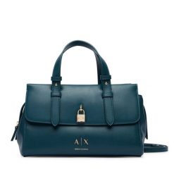 Torebka Armani Exchange. Zielone torebki klasyczne Armani Exchange, bez wzorów, bez dodatków. Za 704.99 zł.