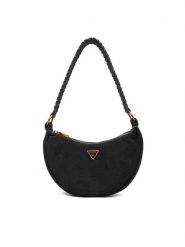 Guess Torebka Amita Mini HWSB95 39720 Czarny. Czarne torebki klasyczne Guess, z aplikacjami, ze skóry, bez dodatków. Za 539.99 zł.