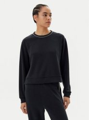 EA7 Emporio Armani Bluza 7W000142 AF12643 UC001 Czarny Loose Fit. Czarne bluzy EA7 Emporio Armani, m, bez wzorów, z syntetyku, bez kaptura. Za 349.99 zł.