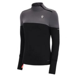 Bluza damska 1/4 zip Macron FCC Deliaer. Czarne bluzy Macron, bez wzorów, bez kaptura. Za 312.80 zł.
