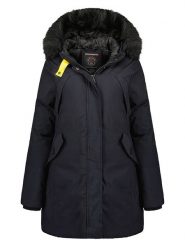 Geographical Norway Parka "Cherifa" w kolorze granatowym rozmiar: M. Niebieskie parki Geographical Norway, m, bez kaptura. Za 333.81 zł.