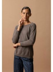 Perfect Cashmere Kaszmirowy sweter "Molly" w kolorze szarobrązowym rozmiar: S. Brązowe swetry Perfect Cashmere, s, bez wzorów, z kaszmiru, bez ramiączek. Za 429.44 zł.