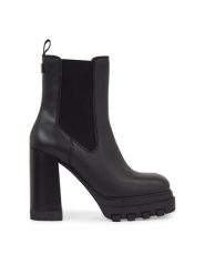 Tommy Jeans Botki Tjw High Heel Chelsea EN0EN02306 Czarny. Czarne botki Tommy Jeans, bez wzorów, z jeansu, bez obcasa, na słupku, bez zapięcia. Za 749.99 zł.