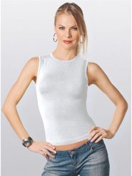 Intimidea Top w kolorze białym rozmiar: M/L. Białe topy Intimidea, l, bez wzorów, bez kołnierzyka, bez ramiączek. Za 61.75 zł.