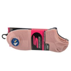 Skarpetki sportowe damskie 3pk Womens Microfiber Non Terry No Show. Białe skarpety Skechers, bez wzorów, z materiału. Za 59.99 zł.