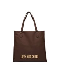 LOVE MOSCHINO Torebka JC4020PP1NKD0301 Brązowy. Brązowe torebki klasyczne Love Moschino, bez wzorów, ze skóry, bez dodatków. Za 949.99 zł.