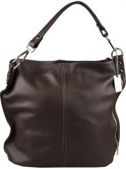 Florence Bags Skórzana torebka "Taba" w kolorze brązowym - 32 x 31 x 16 cm rozmiar: onesize. Brązowe torby na ramię Florence Bags, bez wzorów, z materiału, na ramię, bez dodatków. Za 304.99 zł.