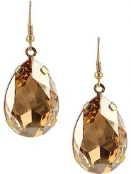 Otazu Pozłacane kolczyki z kryształami Swarovski rozmiar: onesize. Żółte kolczyki Otazu, z kryształem, pozłacane, z zapięciem typu bigiel. Za 143.95 zł.