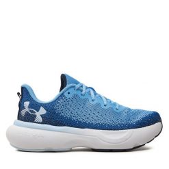 Buty do biegania Under Armour. Niebieskie obuwie sportowe Under Armour, bez zapięcia, do biegania. Za 399.99 zł.