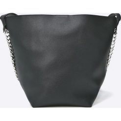 Answear - Torebka. Brązowe shopper ANSWEAR, bez wzorów, z materiału, casualowe, na ramię, bez dodatków. W wyprzedaży za 89.90 zł.