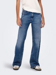 ONLY Dżinsy - Comfort fit - w kolorze niebieskim rozmiar: W28/L32. Niebieskie jeansy Only, l, z aplikacjami, z podwyższonym stanem. Za 118.84 zł.