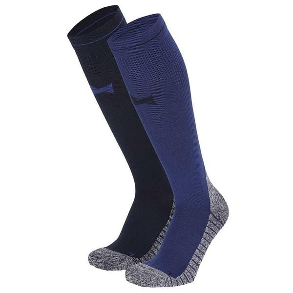 Skarpety kompresyjne do biegania Xtreme, 2 par, Multi Niebieski. Niebieskie skarpety XTREME SOCKSWEAR, bez wzorów, z materiału. Za 134.32 zł.