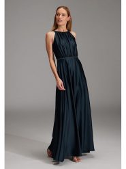 SWING Sukienka w kolorze granatowym rozmiar: 40. Niebieskie sukienki Swing, bez wzorów, bez kołnierzyka, bez ramiączek, maxi. Za 347.99 zł.