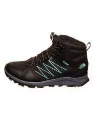 The North Face Buty turystyczne "Litewave Fastpack II" w kolorze czarno-turkusowym rozmiar: 37,5. Czarne trekkingi The North Face, z materiału, outdoorowe. Za 280.44 zł.