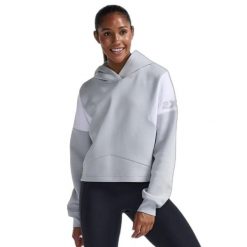 Bluza damska z kapturem 2XU Form Spliced Crop. Białe bluzy 2XU, s, bez wzorów, z dzianiny, z kapturem. Za 572.00 zł.