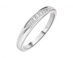 Pierścionek srebrny z cyrkoniami. Szare pierścionki Apart, z cyrkonią, srebrne. Za 144.00 zł.