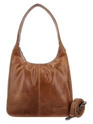 HIDE & STITCHES Skórzana torebka w kolorze jasnobrązowym - 26 x 28 x 8 cm rozmiar: onesize. Brązowe torby na ramię HIDE & STITCHES, bez wzorów, z materiału, na ramię, bez dodatków. Za 217.99 zł.