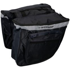 Torba rowerowa podwójna na bagażnik sakwa Dunlop 26l. Niebieskie torebki klasyczne Dunlop, bez wzorów, bez dodatków. Za 39.49 zł.