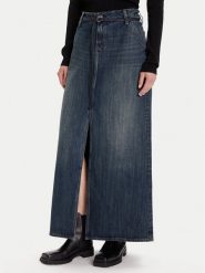 G-Star Raw Spódnica jeansowa D25979-D577 Granatowy Baggy Fit. Niebieskie spódnice G-Star Raw, bez wzorów, z bawełny, retro. Za 509.99 zł.