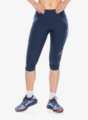 Legginsy do biegania damskie Crazy Mid-Short Pressure. Niebieskie legginsy Crazy, l, bez wzorów, z materiału, długie. Za 357.49 zł.
