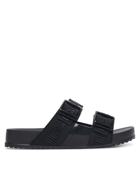 Melissa Klapki Cozy Slide M Lover AD M 35849 Czarny. Czarne klapki Melissa, bez wzorów, z tworzywa sztucznego, bez obcasa. Za 251.99 zł.