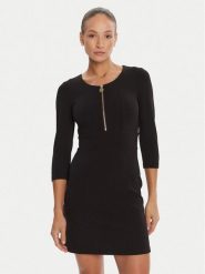 Rinascimento Sukienka koktajlowa CFC0125584003 Czarny Slim Fit. Czarne sukienki Rinascimento, xs, bez wzorów, z syntetyku, wizytowe, bez kołnierzyka, bez ramiączek. Za 469.99 zł.