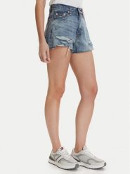 Tommy Jeans Szorty jeansowe DW0DW22690 Niebieski Regular Fit. Niebieskie szorty Tommy Jeans, bez wzorów, z bawełny. Za 369.99 zł.